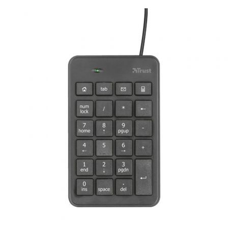 Trust Xalas Teclado Numérico USB Ultradelgado Negro Trust Xalas Teclado Numérico USB Ultradelgado Negro